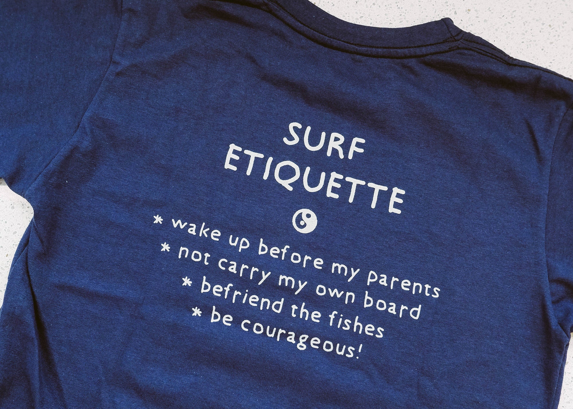 Kids Surf Etiquette Tee
