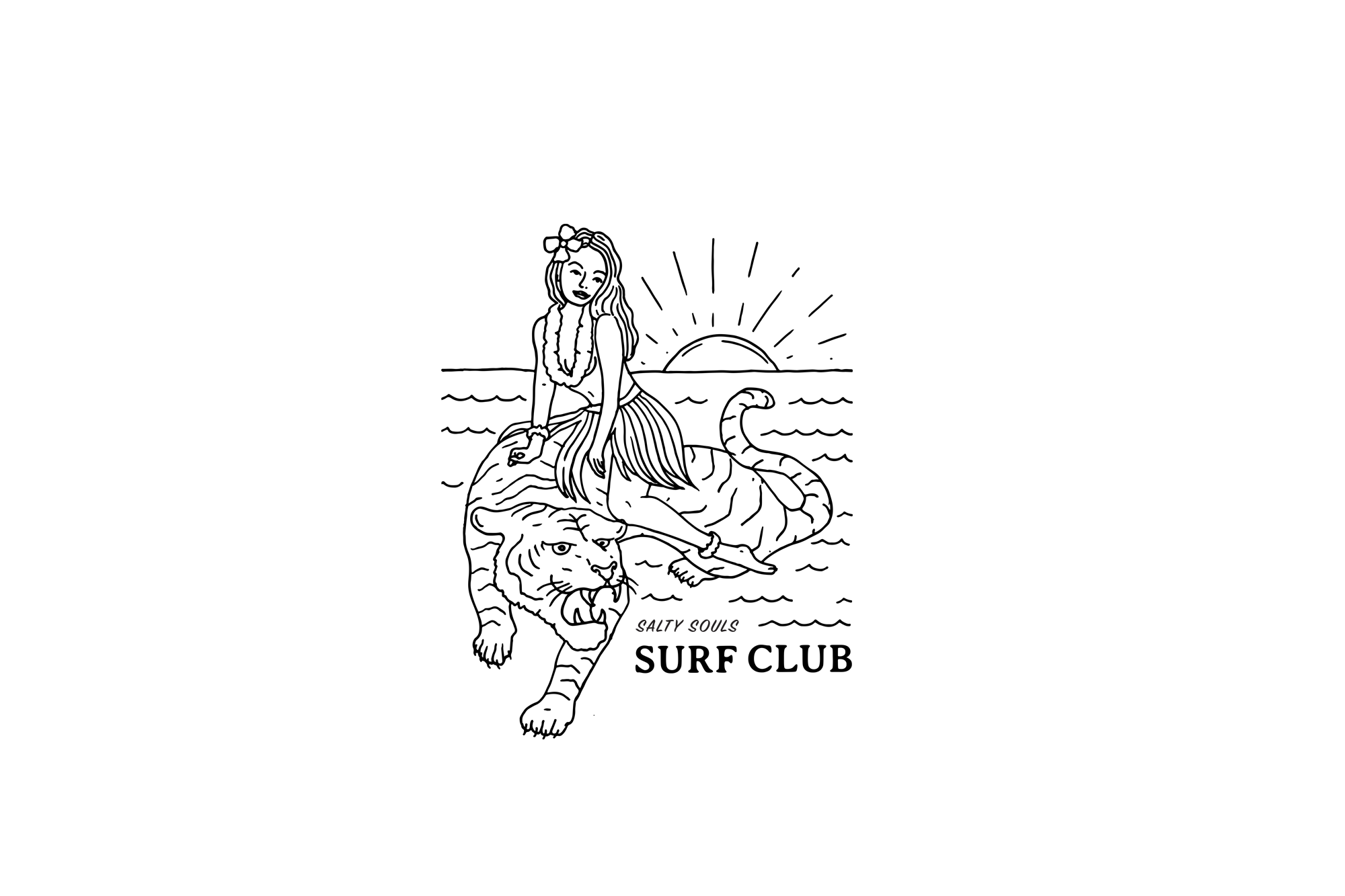 "SURF CLUB" PRINT