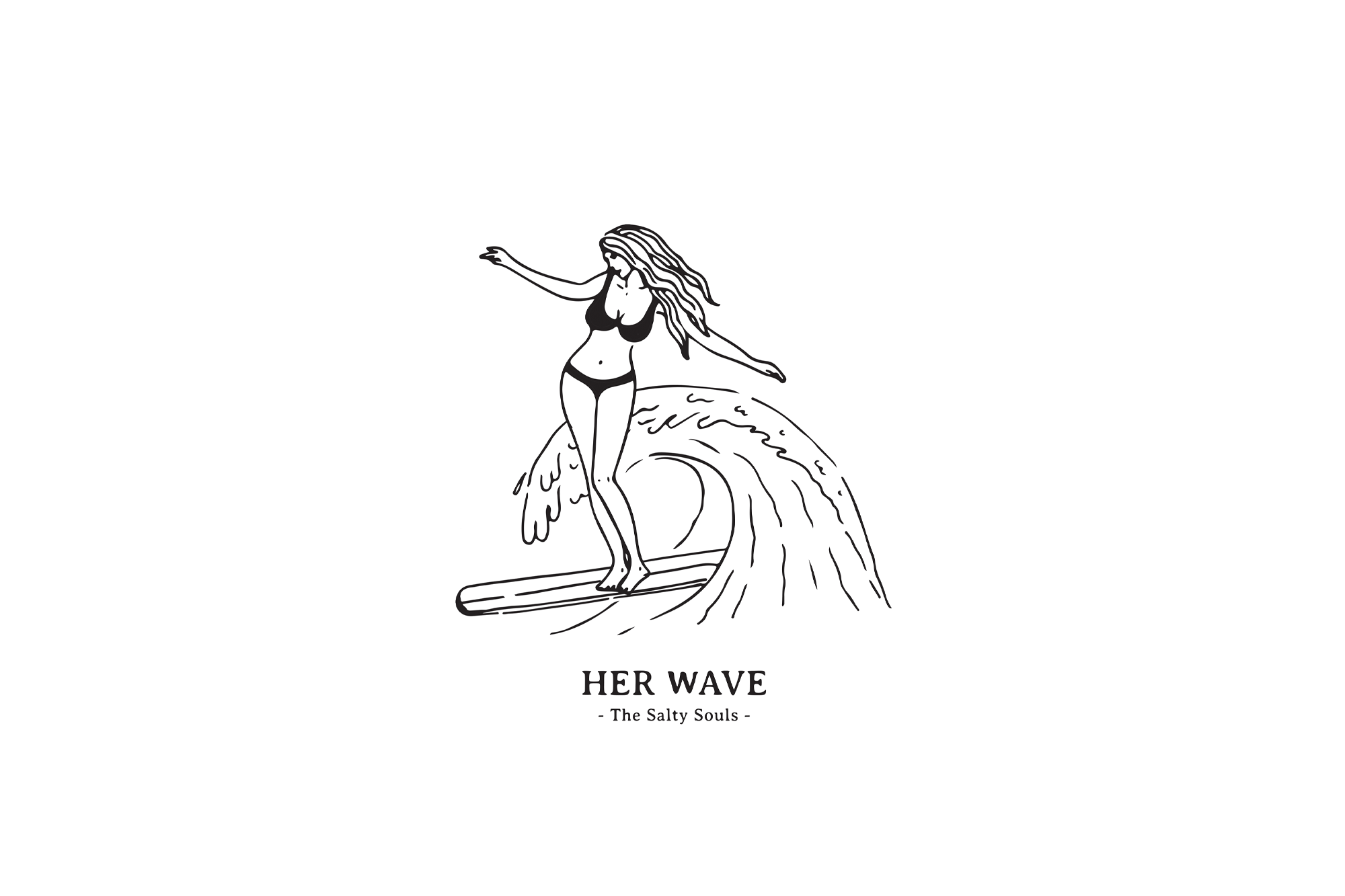 "HER WAVE" PRINT